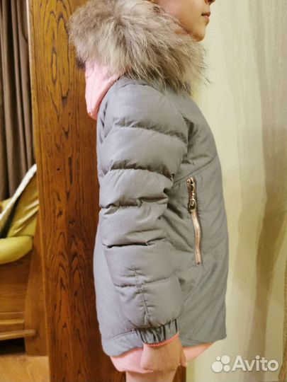 Куртка пальто для девочки зимнее