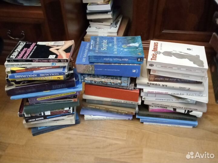 Книги на французском языке кучей