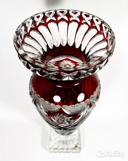 Огромная хрустальная ваза бартманн доротенхютте