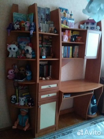 Детская стенка бу с письменным столом