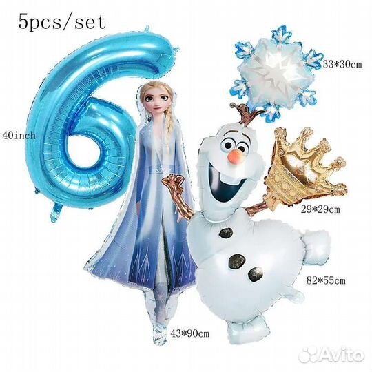 Набор шариков Холодное сердце