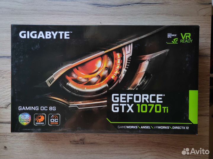 Видеокарта gtx 1070 ti 8gb