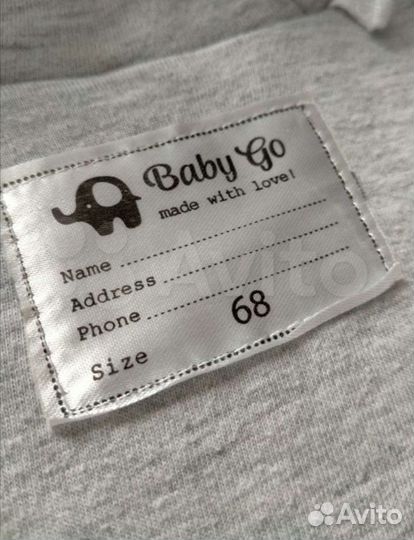 Х/б комбинезон Baby go 68 размер