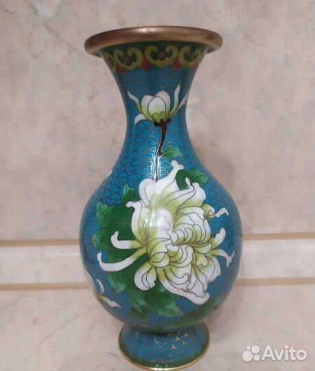 Ваза китайская клуазоне