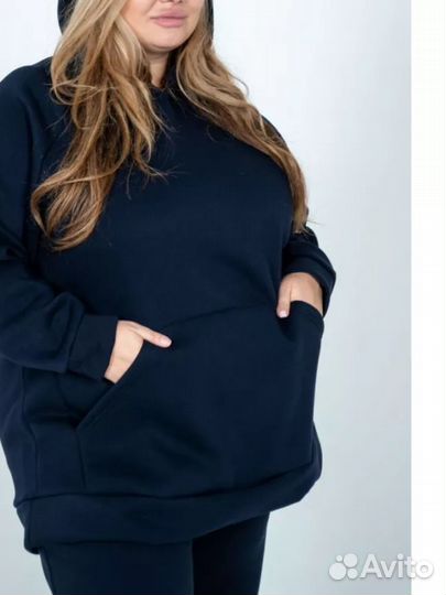 Новая Толстовка с начёсом с капюшоном - размер 62