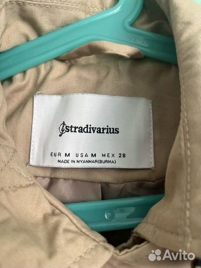 Плащ тренч stradivarius