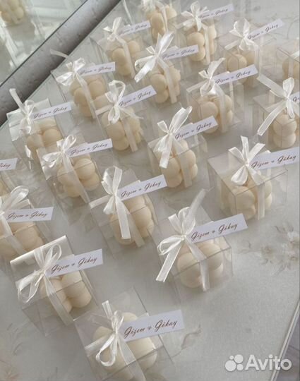 Бонбоньерки подарки гостям на свадьбу, таросики