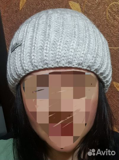 Шапка зимняя женская вязанная
