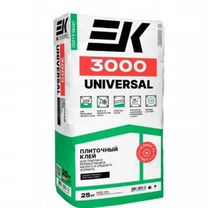 Клей для плитки ек 3000. EK 3000 Universal 25 кг