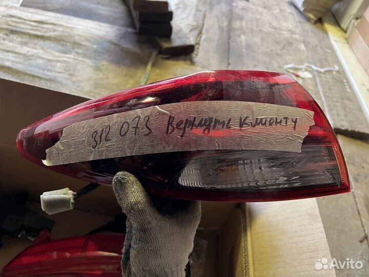 Задняя оптика Kia Rio x line левый задний фонарь