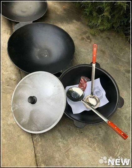 Чугунный узбекский казан новый