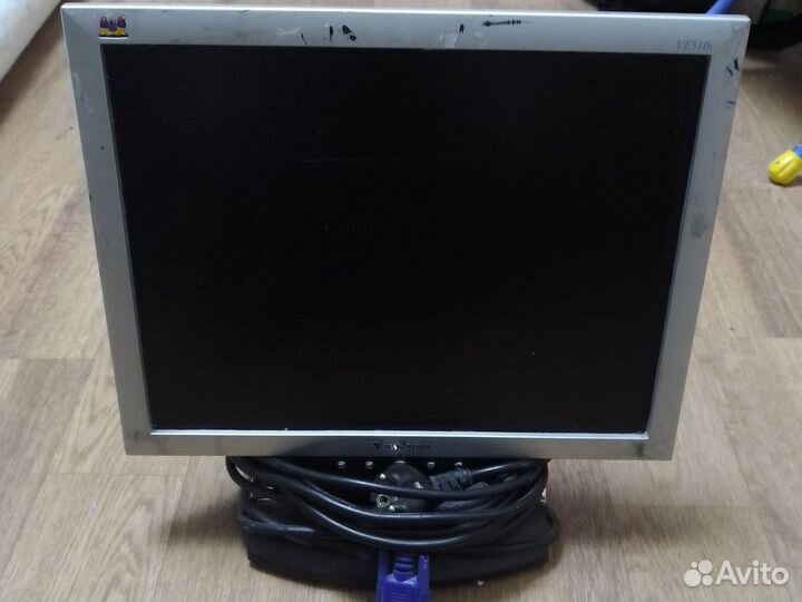 Монитор Viewsonic VE510s Рабочий и Системный блок