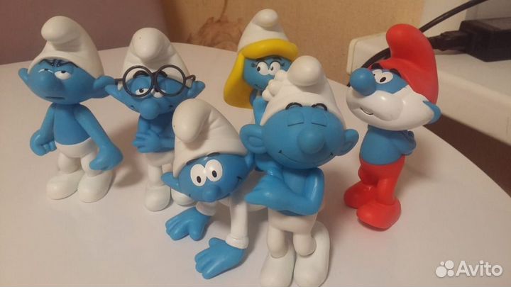 Коллекция игрушек Смурфики