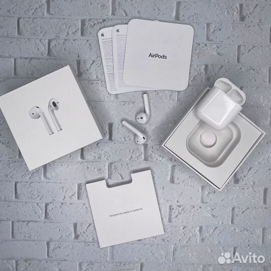Беспроводные наушники apple airpods 2
