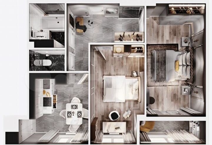 2-к. квартира, 61 м², 8/9 эт.