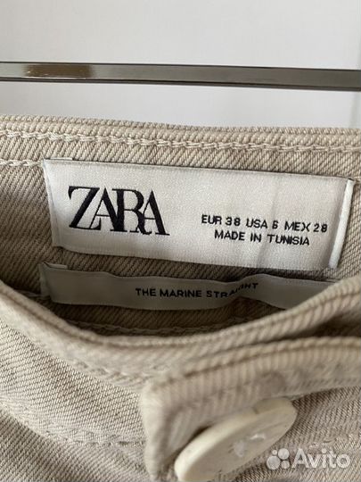 Джинсы zara женские 38 размер