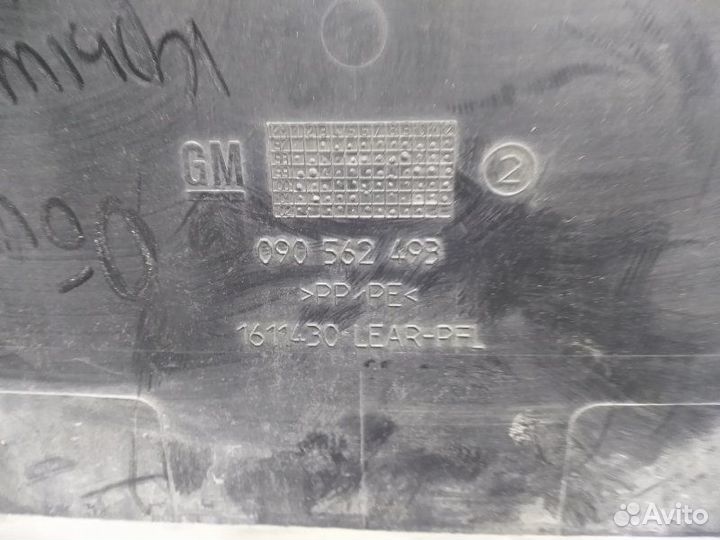 Обшивка крышки багажника задняя Opel Astra G