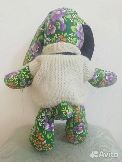 Зайка текстильный