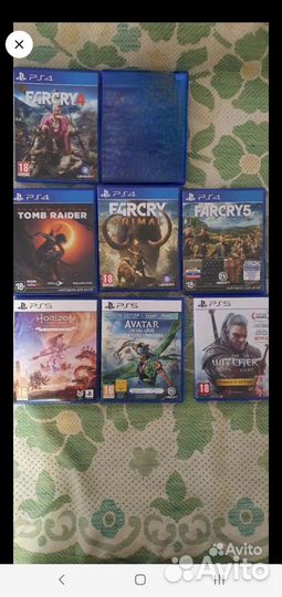 Диски с играми на PS4-5