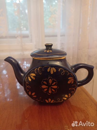 Чайник заварочный СССР Гжель