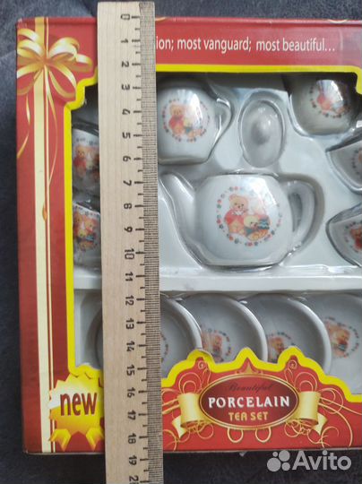 Фарфоровый чайный сервиз для кукол