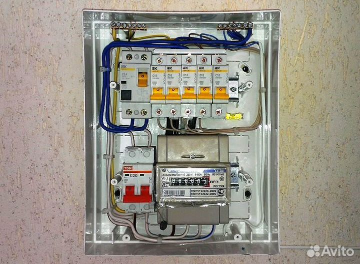 Услуги электрика. Замена проводки