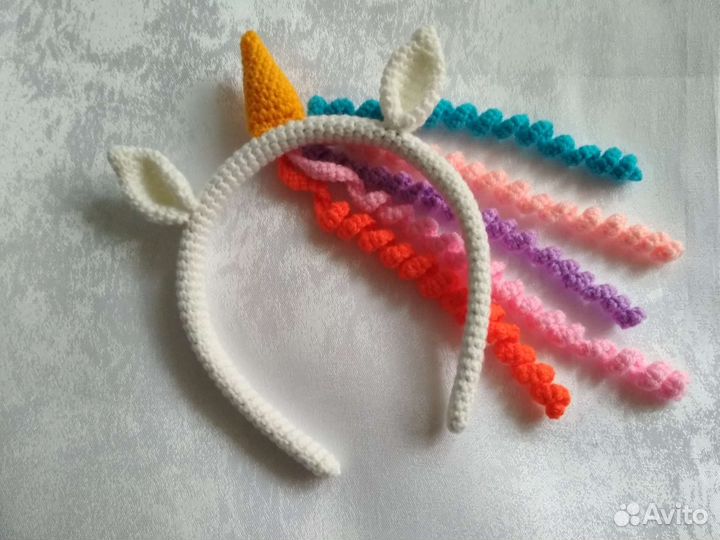 Лягушка, единорог, жираф ободок для волос