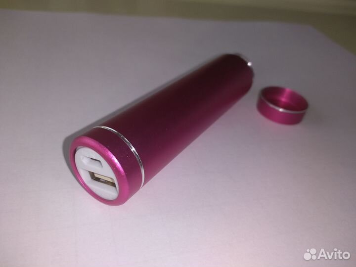 Повербанк размера губной помады, 3400 ма/час