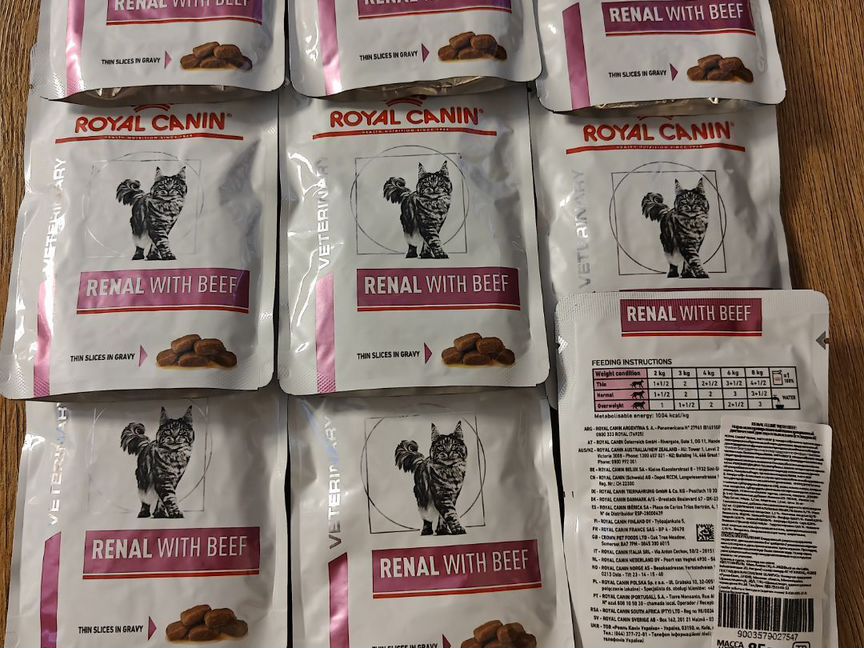 Влажный корм для кошек Royal Canin Renal with Beef