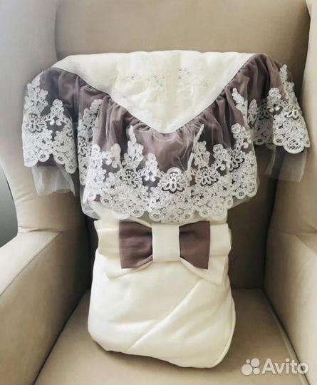 Зимний конверт на выписку