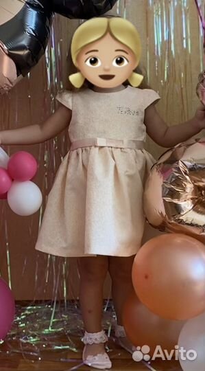 Платье для девочки 86