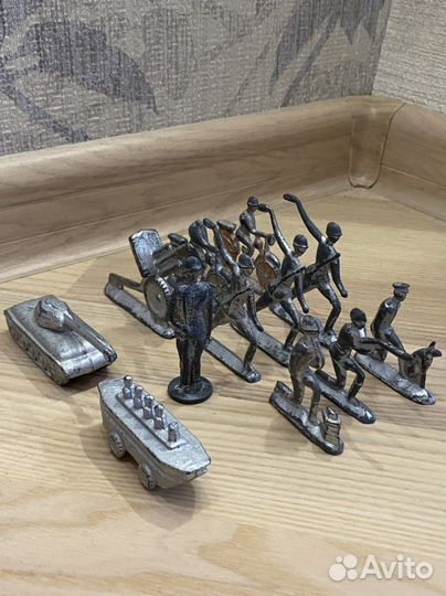 Оловянные солдатики СССР. Набор солдаты