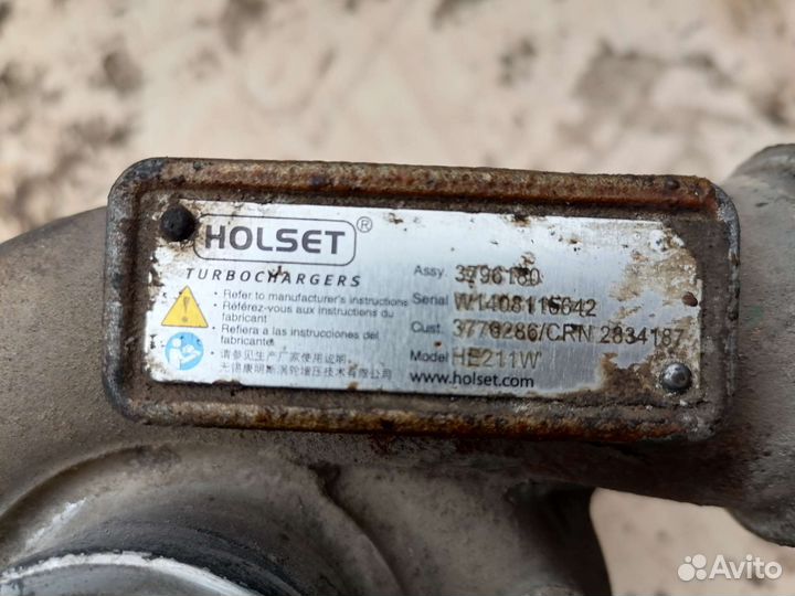 Турбина cummins isf 2.8 газель