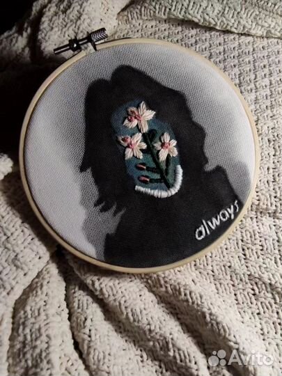 Вышивка Северус и Лили Гарри Поттер панно