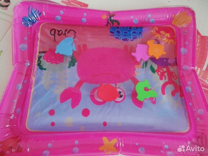 Круг на шею для купания и детский водный коврик