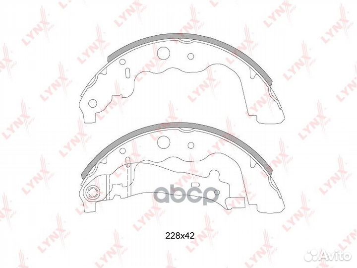 Колодки торм.бар.lada largus/renault