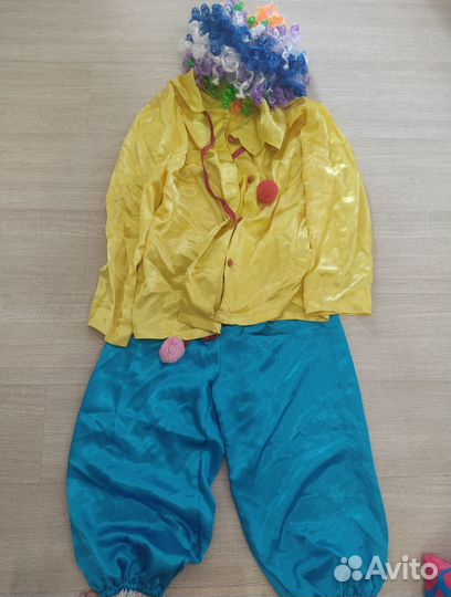 Костюм клоуна для аниматора / Буратино