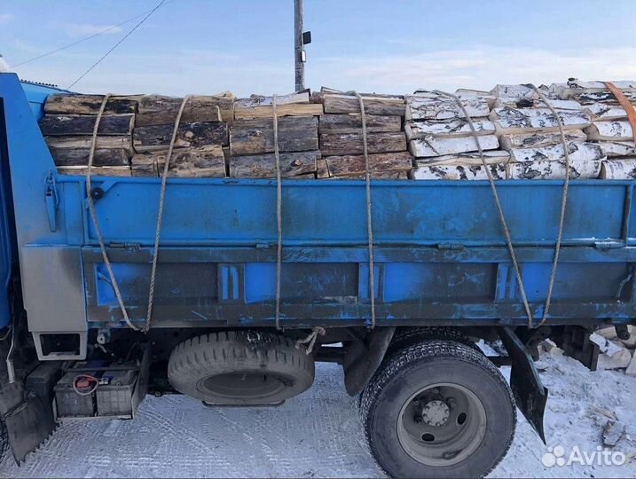 Дрова колотые – честная укладка