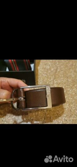 Мужской кожаный ремень Hugo Boss