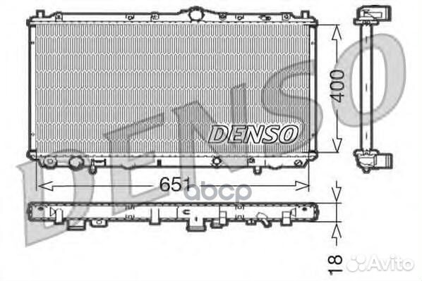 Радиатор основной denso DRM33061 DRM33061 Denso