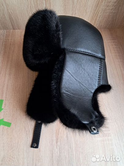 Норковая шапка мужская размер 58-61