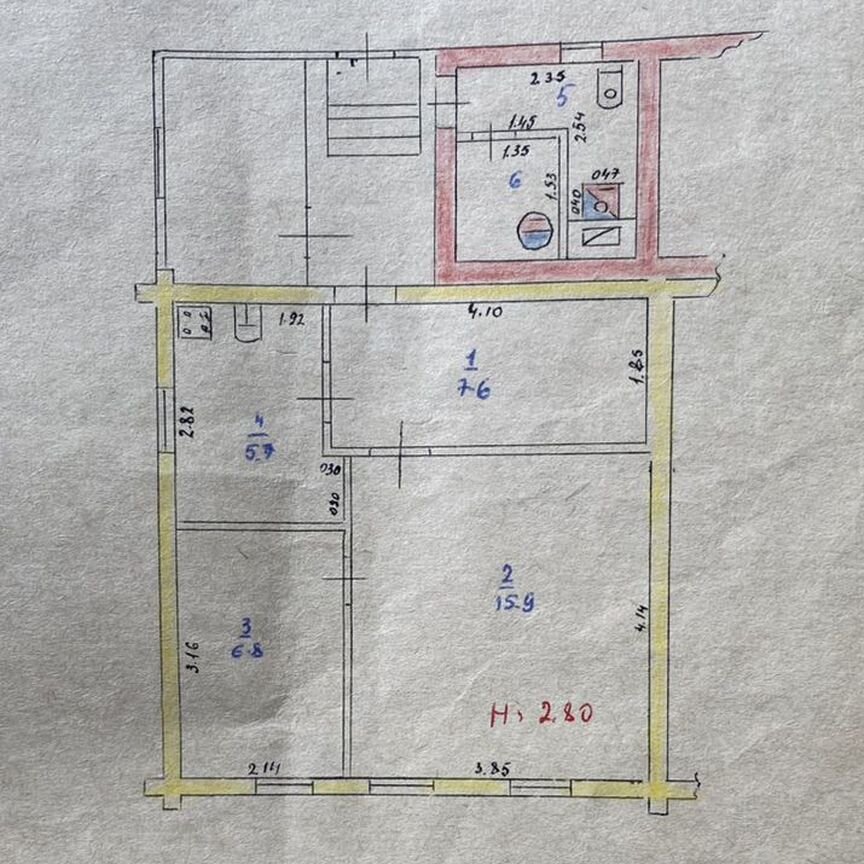 Квартира 2-комн. 41 м² в Южа — фото 4