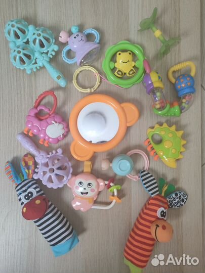 Игрушки, погремушки, грызунки 0+