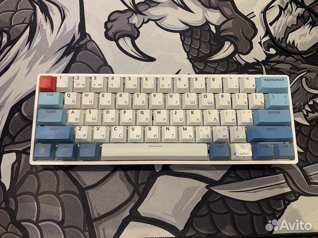 Механическая клавиатура gk61 optical gateron red