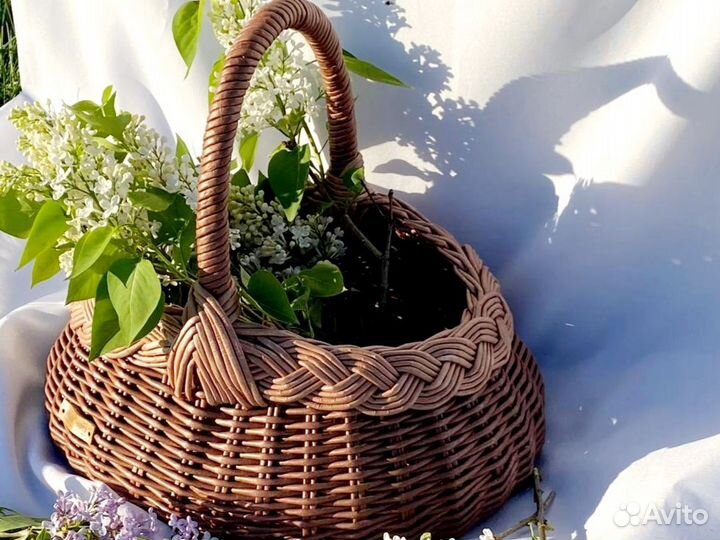 Корзина плетеная