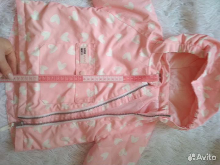 Куртка для девочки весенняя(мембрана), р.80