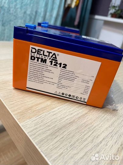Аккамулятор Delta dtm 1212