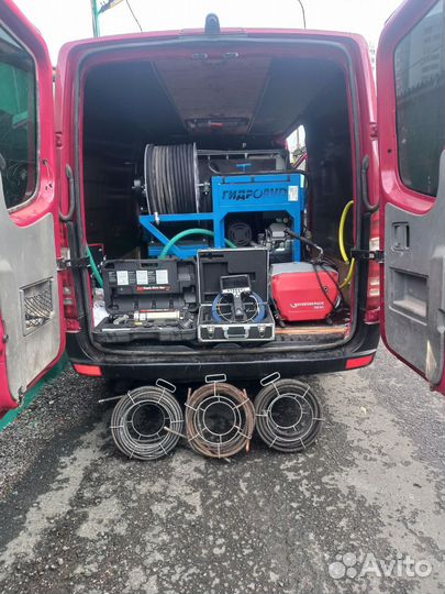 Устранение засоров, прочистка канализации