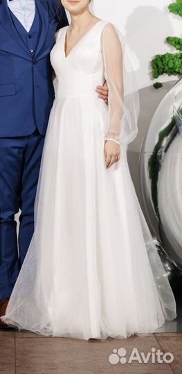 Свадебное платье 42-44 размер