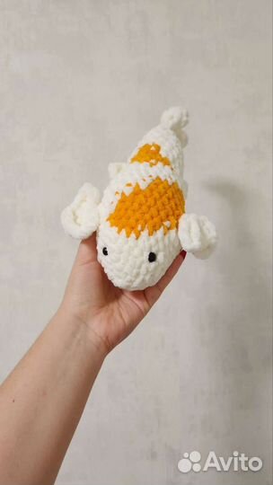 Карп кои амигуруми